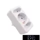 ELDLUX Distributor 1x type F + 2x type C IP20