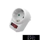 ELDLUX Socket 1x type F with switch IP20