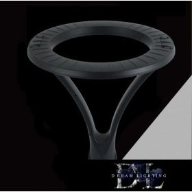   UNIVERSO Outdoor garden lamp head 100w 9300lm 3000k IP65 black D500x520mm