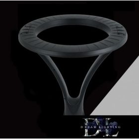   UNIVERSO Outdoor garden lamp head 100w 9300lm 4000k IP65 black D500x520mm