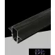 UNIVERSO Magnetic recessed rail system DC: 48V 16A 2000x62x47mm Black