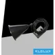 UNIVERSO Three-phase track suspension element Max. 3 meters black