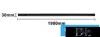 UNIVERSO Three-phase rail black 1980x30x33mm