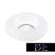 UNIVERSO Plaster recessed spot light fixture 1xGU10 ∅85-90 124x52mm IP20 white 