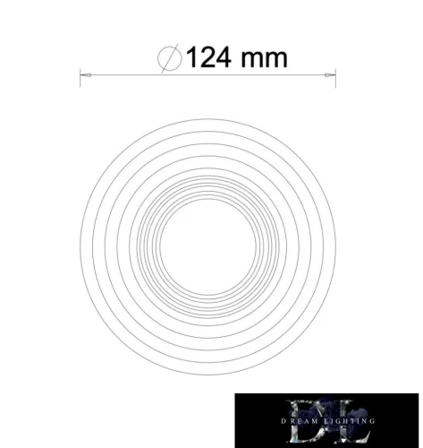 UNIVERSO Plaster recessed spot light fixture 1xGU10 ∅85-90 124x52mm IP20 white 
