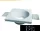 UNIVERSO Plaster recessed spot light fixture 1xGU10 100x100x40mm IP20 white 