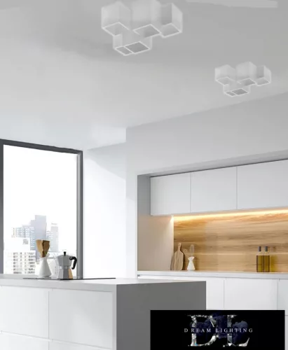 UNIVERSO Plaster ceiling lamp 5xGU10 330x240x150mm IP20 white
