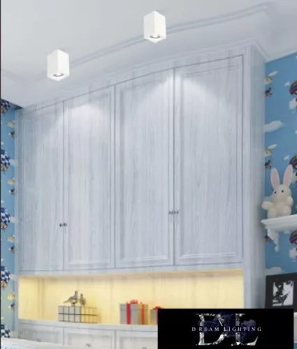 UNIVERSO Plaster ceiling lamp 1xGU10 70x70x110mm IP20 white 