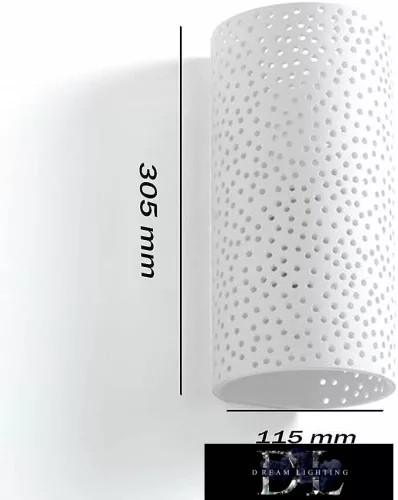 UNIVERSO Plaster wall lamp 2xG9 305x115mm IP20 white 
