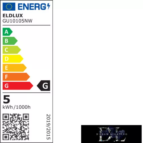 ELDLUX LED bulb GU10 5w 475lm 4000K