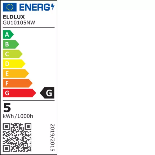 ELDLUX LED bulb GU10 5w 475lm 4000K