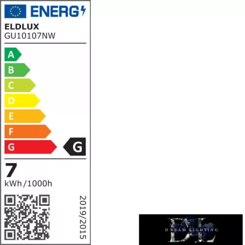 ELDLUX LED bulb GU10 7w 665lm 4000K