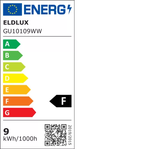 ELDLUX LED bulb GU10 9w 765lm 3000K