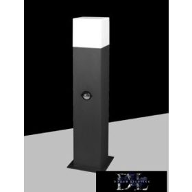   UNIVERSO Outdoor garden lamp with motion sensor 1xGU10 max.12w IP44 black 78x78x440mm 5 years