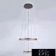 ELDLUX RINGS crystal glass pendant light chrome 31W 4000K