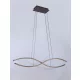 ELDLUX MEMPHIS crystal glass pendant light chrome 27W 4000K
