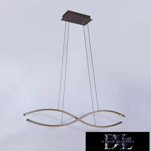 ELDLUX MEMPHIS crystal glass pendant light chrome 27W 4000K