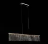 ELDLUX VANDA crystal glass pendant light chrome 26W 4000K