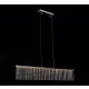 ELDLUX VANDA crystal glass pendant light chrome 26W 4000K