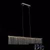 ELDLUX VANDA crystal glass pendant light chrome 26W 4000K