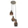 ELDLUX PEAR pendant lamp 3×E27 black