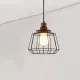 ELDLUX INKJET pendant lamp E27 black