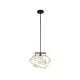 ELDLUX ELDGEOX pendant lamp black/gold E27