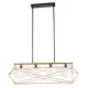ELDLUX ELDGEOX pendant lamp black/gold E27×4