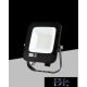 UNIVERSO LED spotlight 20w 1600lm 3000k 120° IP65 black 116x141x26mm