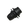 ELDLUX K314B E14 socket with 2 rings, black