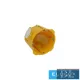 KOPOS Plasterboard mounting box rubber deep 1 round 78 mm x 70 mm x plastic yellow screw KPRL