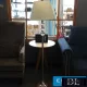 ELDLUX SHINY crystal glass floor lamp chrome E27