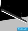 UNIVERSO Suspension - Ceiling lamp 40w5200lm 4000k-6500k switch IP20 Black 1200x50x70mm 5 years