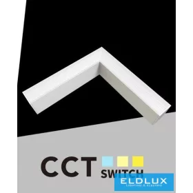   UNIVERSO LL57 lamp L-shaped extension element 12w 1560lm 4000k-6500k with switch IP20 White 176x176x70mm 5 years