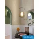UNIVERSO Pendant light 1xE27 D250x390x1200mm IP20 Black/Old gold