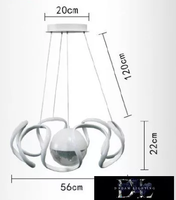 UNIVERSO Pendant light 78w 6300lm 6500K D560x1200mm white