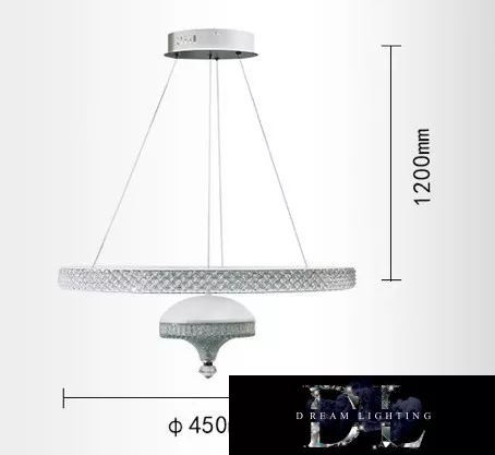UNIVERSO Pendant light 50w 4000lm 4000k IP20 White D450x1200mm