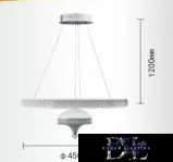 UNIVERSO Pendant light 50w 4000lm 6500k IP20 White D450x1200mm