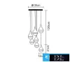 UNIVERSO Pendant light 80w 6400lm CCT.kap IP20 chrome D350x1200mm