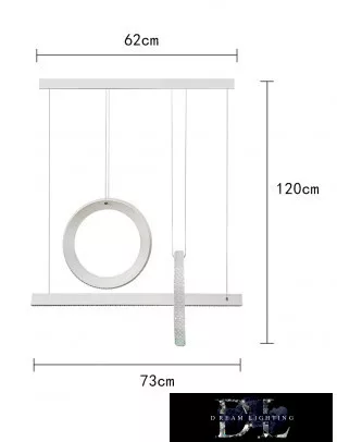 UNIVERSO Pendant light 80w 6400lm 6500k IP20 white 730mm