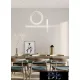 UNIVERSO Pendant light 80w 6400lm 4000k IP20 white 730mm