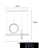 UNIVERSO Pendant light 80w 6400lm 4000k IP20 white 730mm