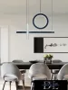 UNIVERSO Pendant light 80w 6400lm 6500k 730x120mm IP20 black