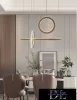 UNIVERSO Pendant light 80w 6400lm 6500k IP20 gold 730mm