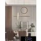 UNIVERSO Pendant light 80w 6400lm 6500k IP20 gold 730mm