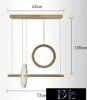 UNIVERSO Pendant light 80w 6400lm 6500k IP20 gold 730mm