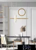 UNIVERSO Pendant light 80w 6400lm 4000k IP20 gold 730mm