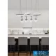 UNIVERSO Pendant light 68w 5540lm with CCT switch 750x1200mm white