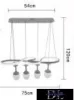 UNIVERSO Pendant light 68w 5540lm 6500K 750x1200mm white