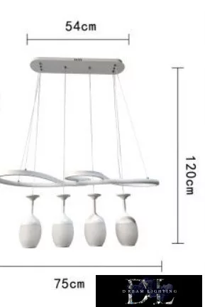 UNIVERSO Pendant 68w 5540lm 4000K 750x1200mm white